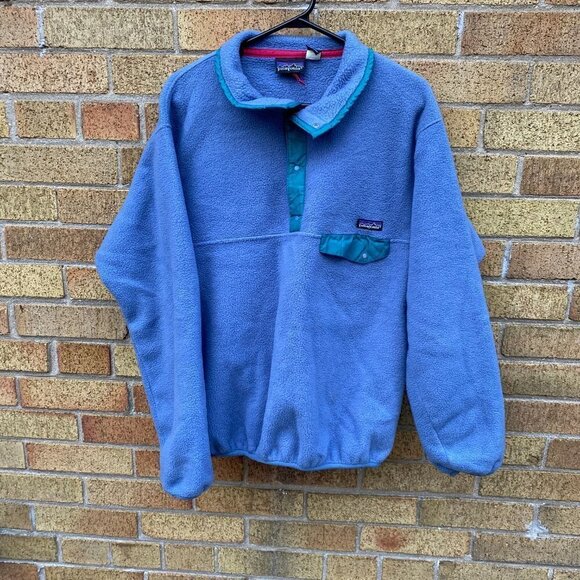 Vintage 2002 Patagonia Snap T Fleece Jacket Large - Picture 3 of 9